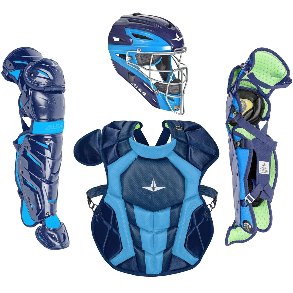 Baseball Catching Equipment Kit with Helmet, Chest Protector, Leg Guards S63258