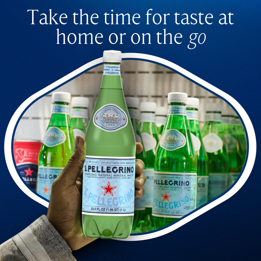 Sparkling Natural Mineral Water 33.8 fl oz Pack of 12 V80194
