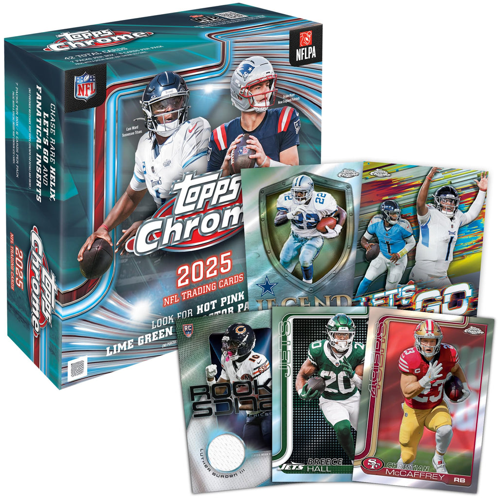 2025 Topps Chrome NFL Football Mega Box L690