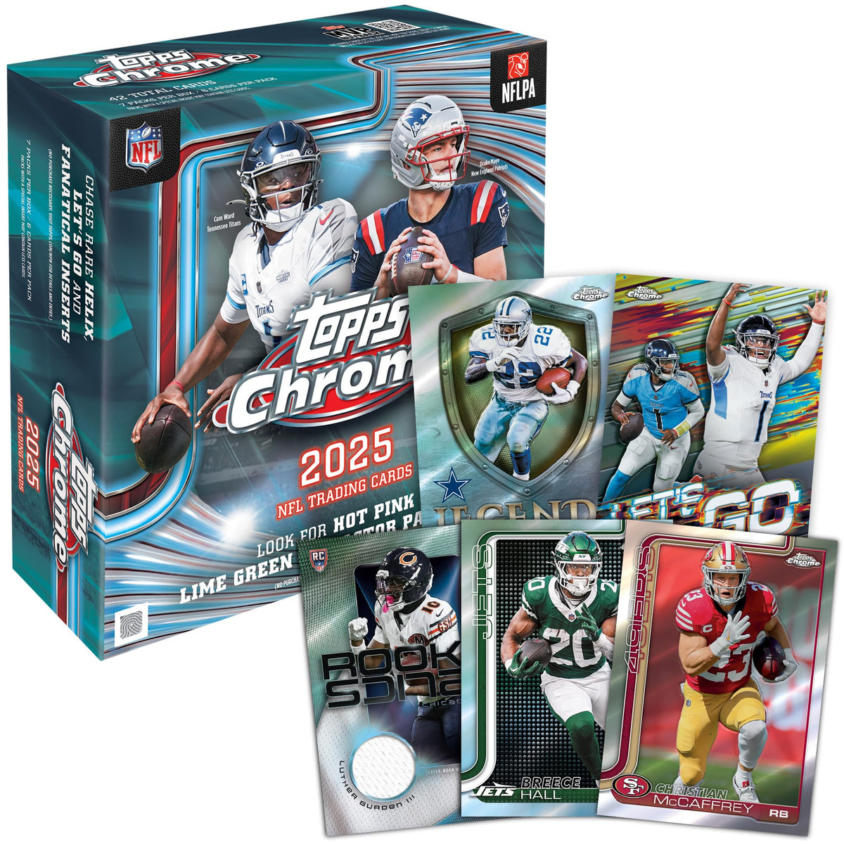 2025 Topps Chrome NFL Football Mega Box L690