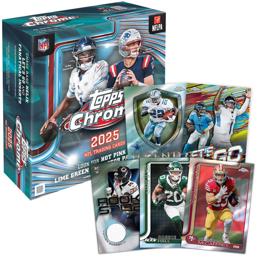 2025 Topps Chrome NFL Football Mega Box L690